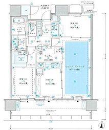 シティタワー綾瀬 3LDKの間取図画像