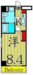 グランフォース北綾瀬2 1Kの間取図画像