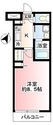 アーバンステーション成増 1Kの間取図画像