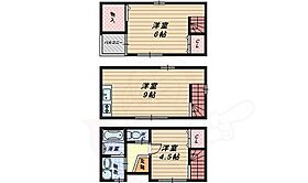 大阪府高石市東羽衣３丁目（賃貸テラスハウス1LDK・1階・50.58㎡） その2