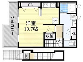 大阪府泉大津市宮町（賃貸アパート1R・2階・36.53㎡） その2