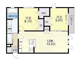 メゾンパークス　シルヴィオ  ｜ 大阪府堺市北区百舌鳥本町３丁（賃貸アパート2LDK・1階・62.09㎡） その2