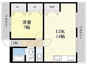 AXIS浜寺公園  ｜ 大阪府高石市羽衣４丁目（賃貸マンション1LDK・2階・49.10㎡） その2