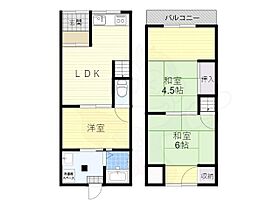 大阪府高石市東羽衣３丁目（賃貸テラスハウス3LDK・1階・47.77㎡） その2