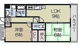 アヤゾノ7 2LDKの間取図画像