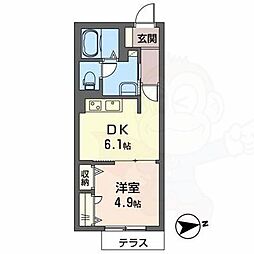 プランドール 2階/-