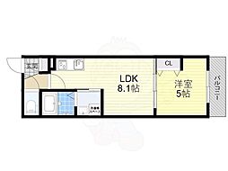 間取図画像 1LDK