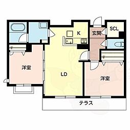 シャーメゾンサカイパークス2 1階