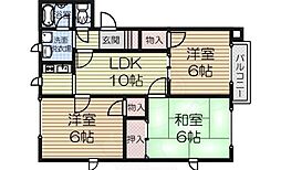 エスワンハイツ 2階