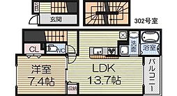 JR阪和線 和泉府中駅 徒歩16分 3階/-