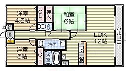 ルナ・ピエーナ泉北 3LDKの間取図画像