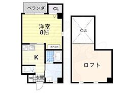 エヌエム・トラントイースト 1Kの間取図画像
