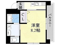LamerSuwanomori 1Kの間取図画像