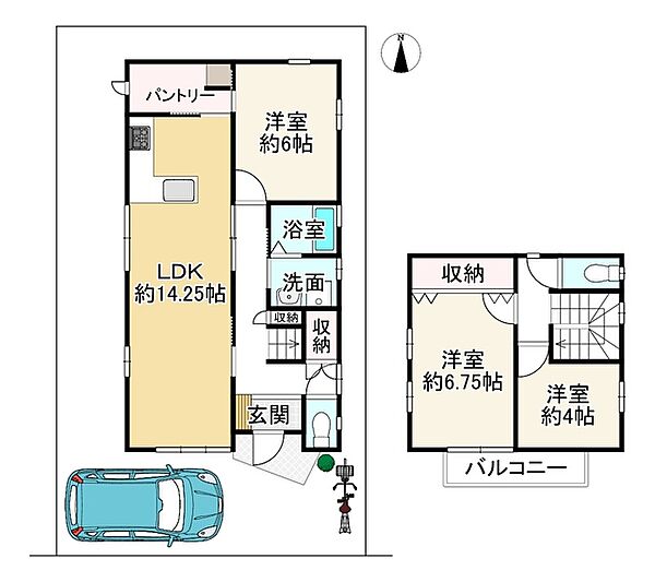 間取りを拡大表示