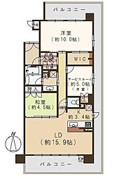 間取図画像 2SLDK