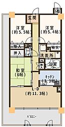 間取図画像 3LDK