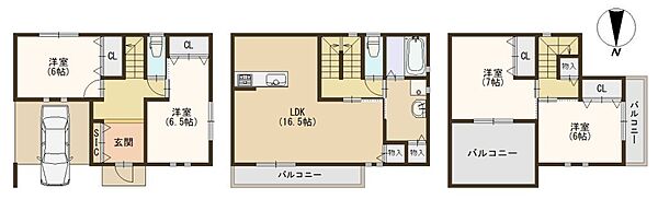 間取りを拡大表示