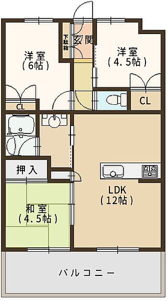 間取りを拡大表示