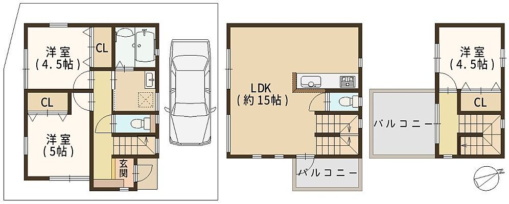 間取り 堺市美原区阿弥　中古戸建  