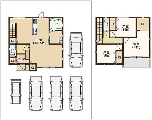 間取り 堺市南区逆瀬川　中古戸建  