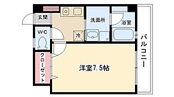 ピエナグラーヴェ 1Kの間取図画像