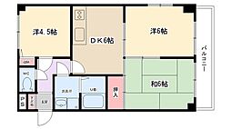 フェイビィアンKT 3DKの間取図画像