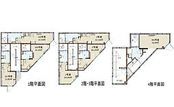 アンビエンテ東金町 1階ワンルームの間取り