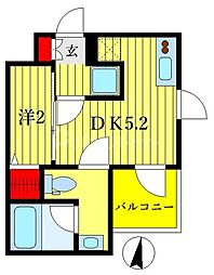 間取図画像 1DK