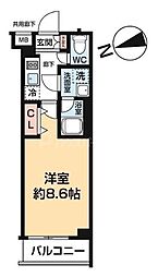 間取図画像 1K