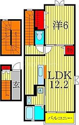 リーブセレブリテ1 1LDKの間取図画像