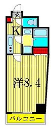 Capricorn 1Kの間取図画像