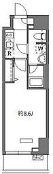 ソラステージ金町 1Kの間取図画像