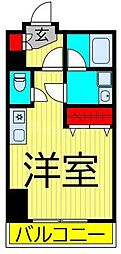 ウイズワン ワンルームの間取図画像
