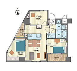 ピアッツァゲート八木 2階