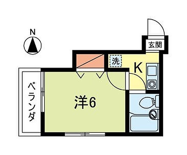 アオキ 202｜東京都杉並区桃井２丁目(賃貸アパート1K・2階・17.13㎡)の写真 その2