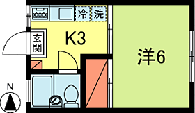 メゾンクレール 103 ｜ 東京都杉並区松ノ木３丁目（賃貸アパート1K・1階・18.15㎡） その2