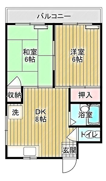 ＢＬＤ．ＳＡＴＯ 201｜東京都葛飾区西亀有2丁目(賃貸マンション2DK・2階・39.60㎡)の写真 その2