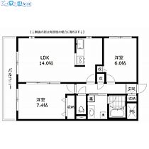 レガーロ旭町  ｜ 新潟県新潟市中央区旭町通2番町（賃貸マンション2LDK・2階・60.73㎡） その2