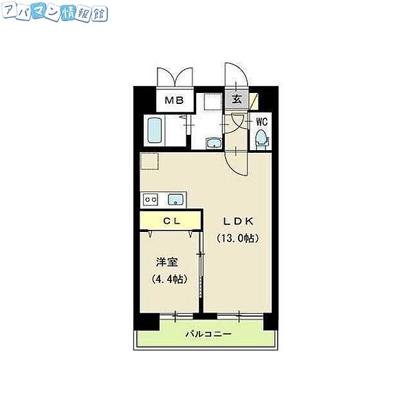 スカイオン本町 ｜新潟県新潟市中央区本町通5番町(賃貸マンション1LDK・3階・40.15㎡)の写真 その2