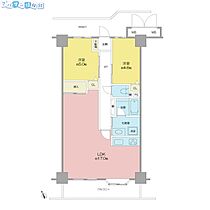 ダイアパレスシアース万代南棟  ｜ 新潟県新潟市中央区万代5丁目（賃貸マンション2LDK・10階・56.45㎡） その2