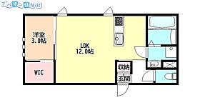 ブローテ万代  ｜ 新潟県新潟市中央区三和町（賃貸アパート1LDK・1階・36.85㎡） その2