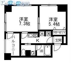 BUENA西堀通5番町  ｜ 新潟県新潟市中央区西堀通5番町（賃貸マンション1LDK・9階・29.81㎡） その2