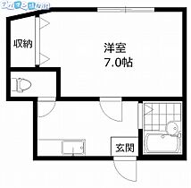 コーポ富士  ｜ 新潟県新潟市中央区学校町通2番町（賃貸アパート1K・2階・25.20㎡） その2