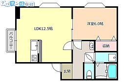 間取図画像 1LDK