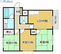 コンドミニアム信濃町 3LDKの間取図画像