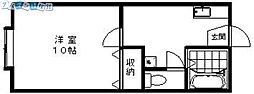 ヴィラエミール 1Kの間取図画像