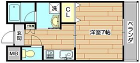 セラフィックIWT  ｜ 大阪府茨木市新庄町（賃貸マンション1K・2階・24.00㎡） その2