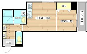 大阪府高槻市芥川町３丁目（賃貸マンション1LDK・3階・34.09㎡） その2