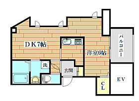 CASA MIA  ｜ 大阪府高槻市芥川町１丁目（賃貸マンション1DK・5階・38.20㎡） その2