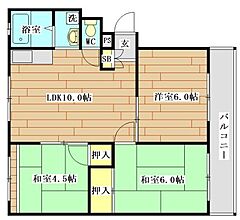 物件の間取り